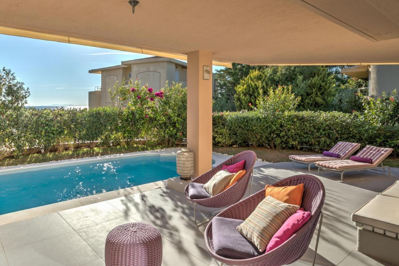 Luxurious Villa Philoxenia Lagonisi Exterior photo