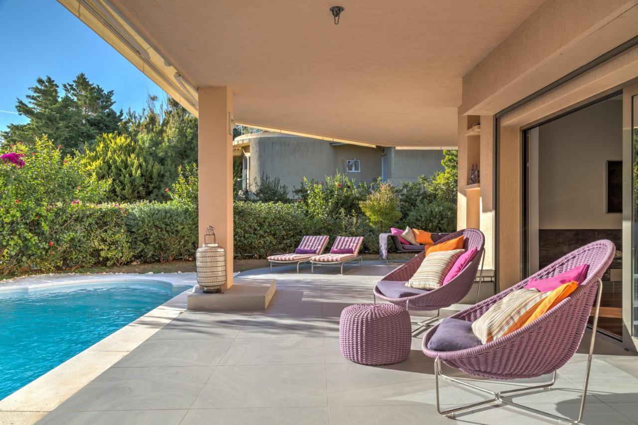 Luxurious Villa Philoxenia Lagonisi Exterior photo